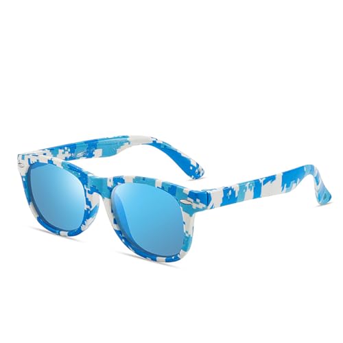 Hifot Sonnenbrille Kinder für Jungen Mädchen, Polarisierte Kleinkind Sonnenbrille Flexibler Rahmen Brille Outdoor Strand Kinder Sonnenbrillen 4-12jahre von Hifot