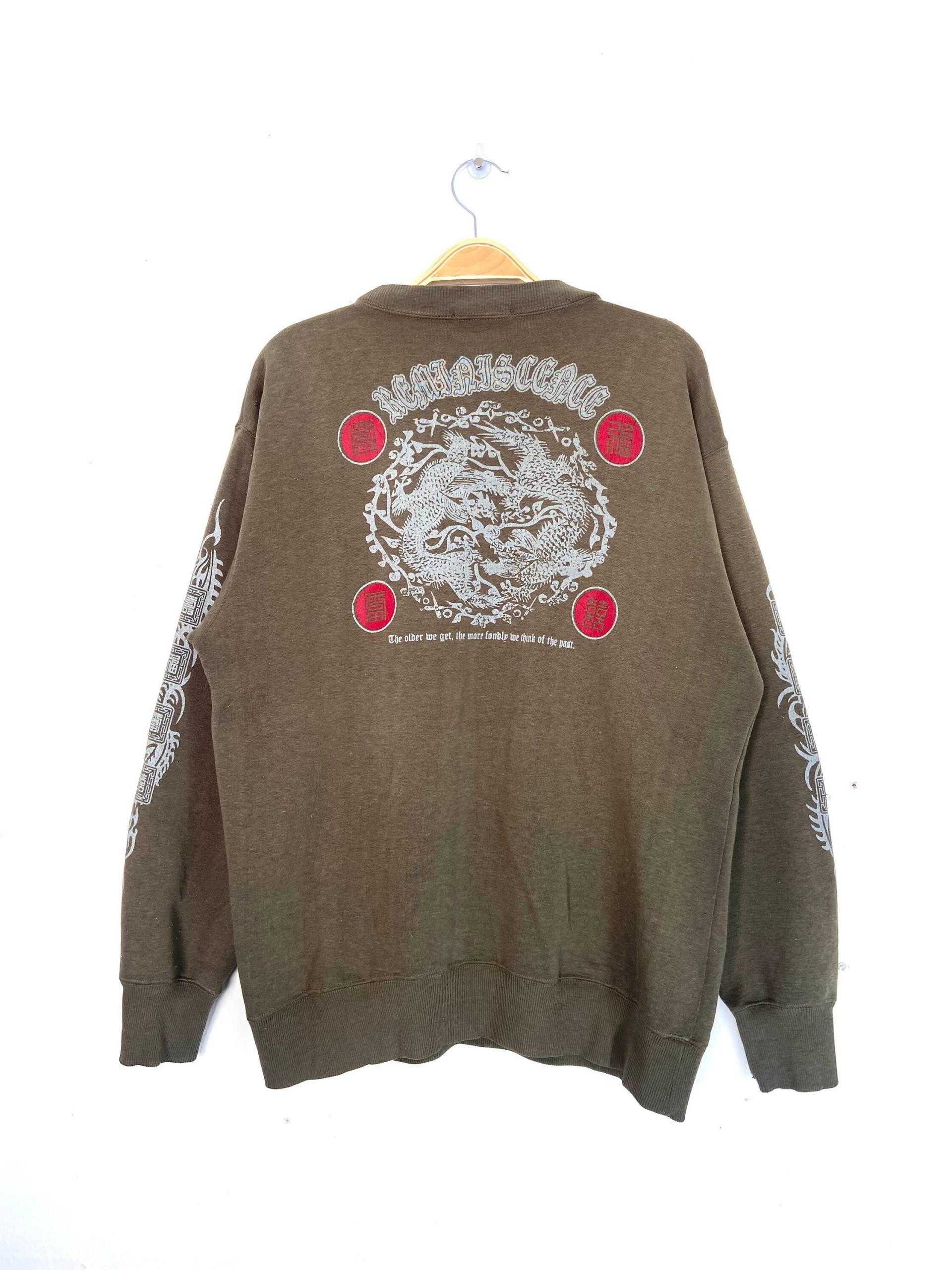 Vintage Sukajan Drache Großes Bild Sweatshirt von HigglerStore