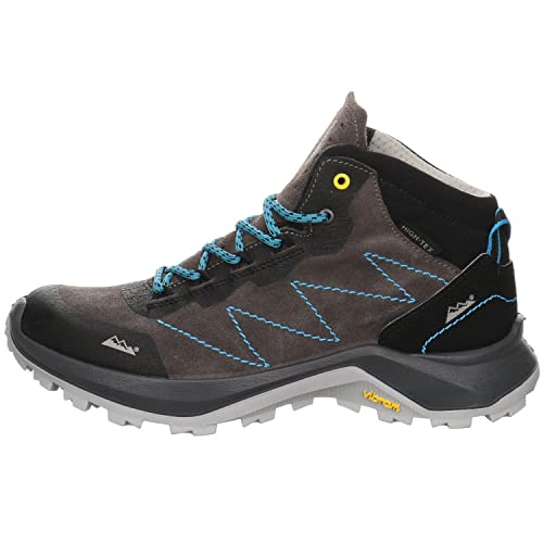 High Colorado Evo Trail Mid Lady Trekkingschuhe Damen grau blau Gr 36 von High Colorado