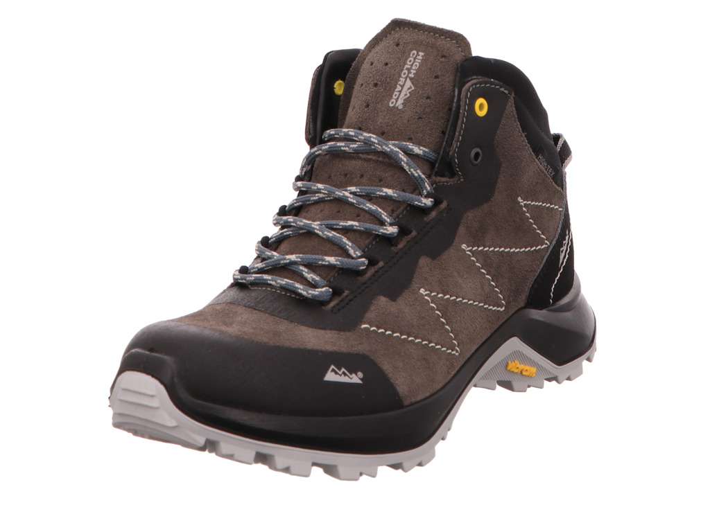 male Wanderschuhe schwarz Leichtwanderschuh Evo Trail Mid 44 von High Colorado