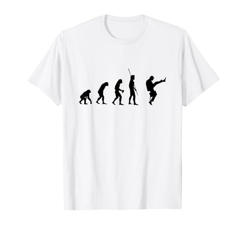 Evolution Of Man Silly Walk T-Shirt T-Shirt Evolution Of Man Silly Walk T-Shirt T-Shirt von High Kick Out