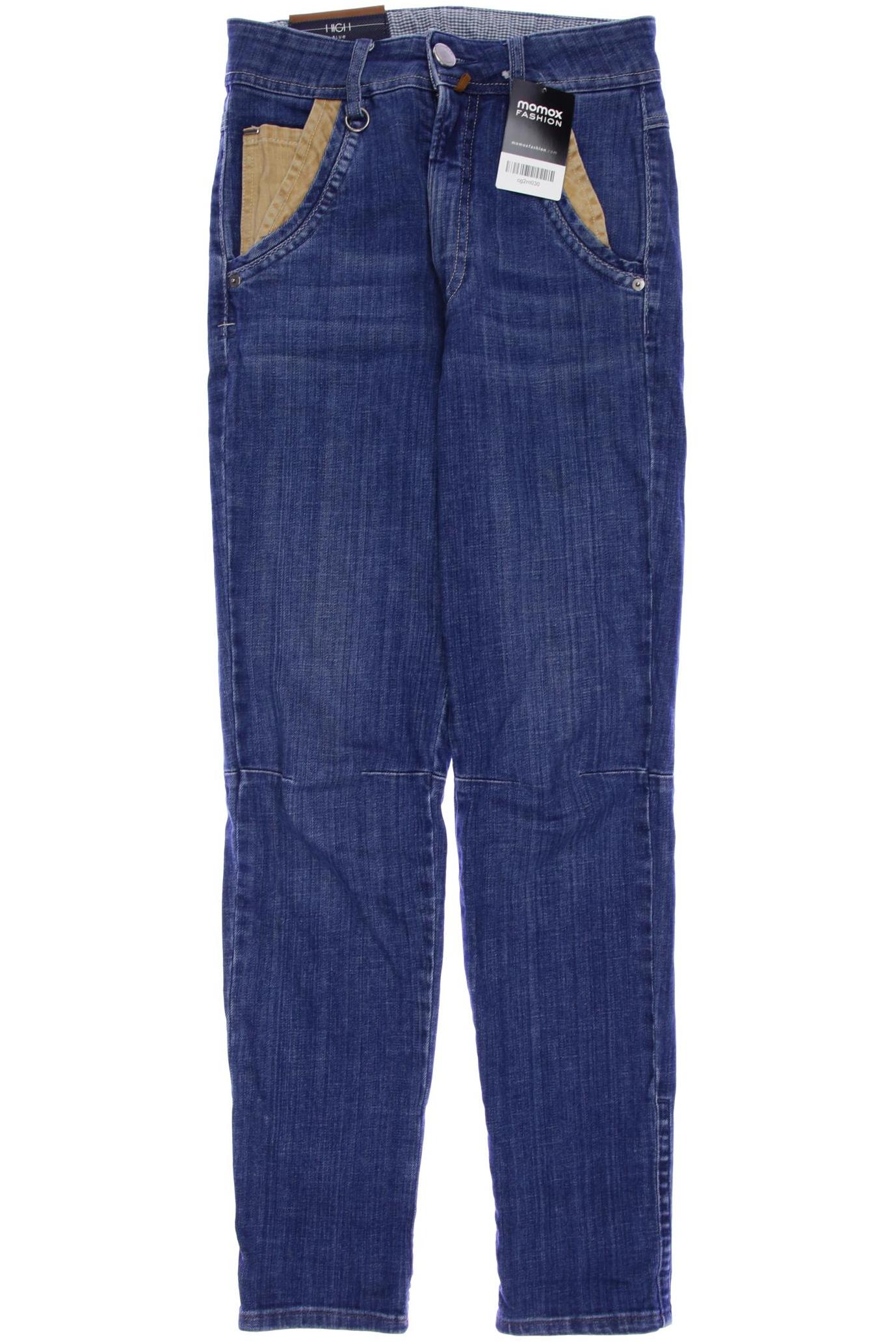 High Damen Jeans, blau von High