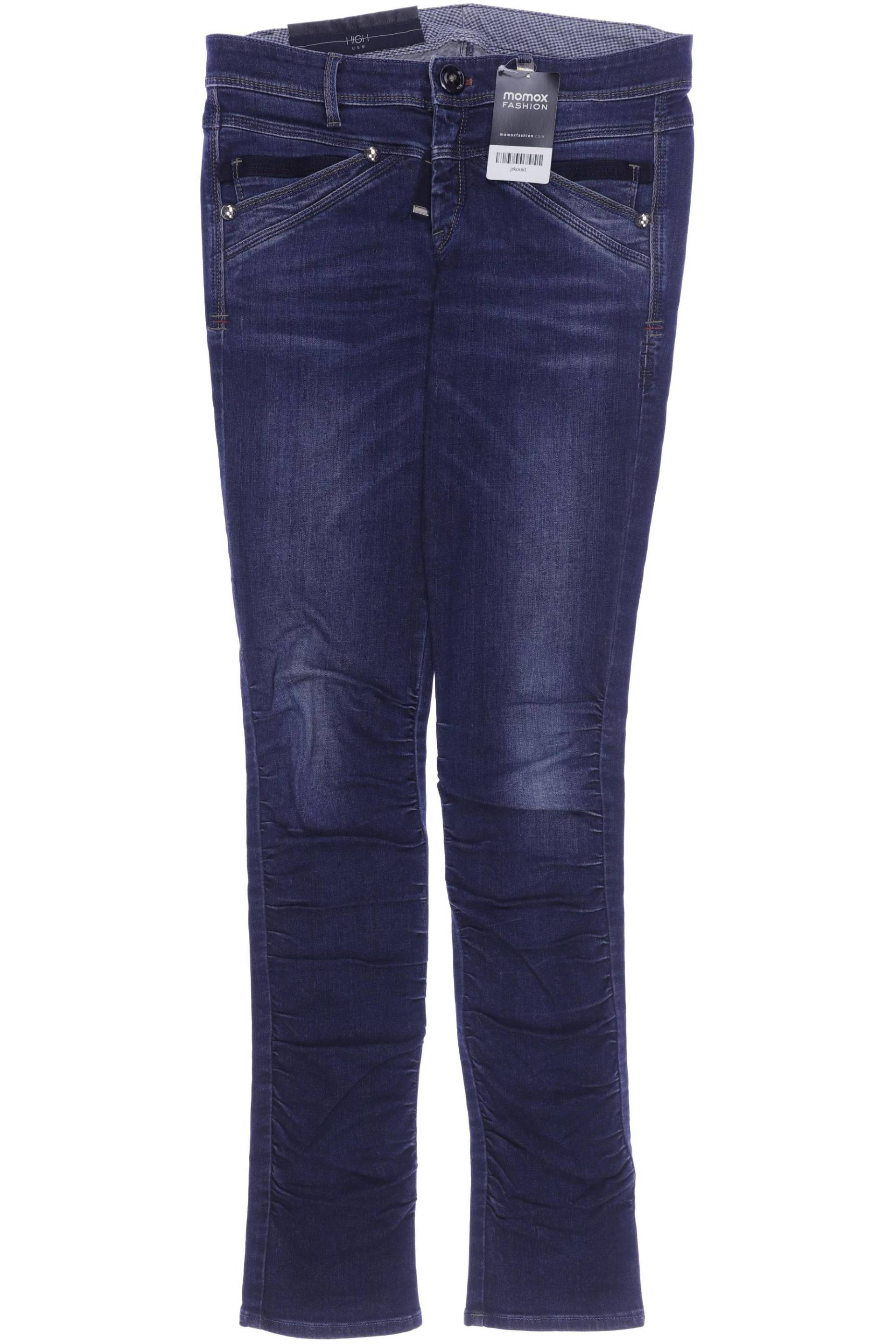 High Damen Jeans, blau von High