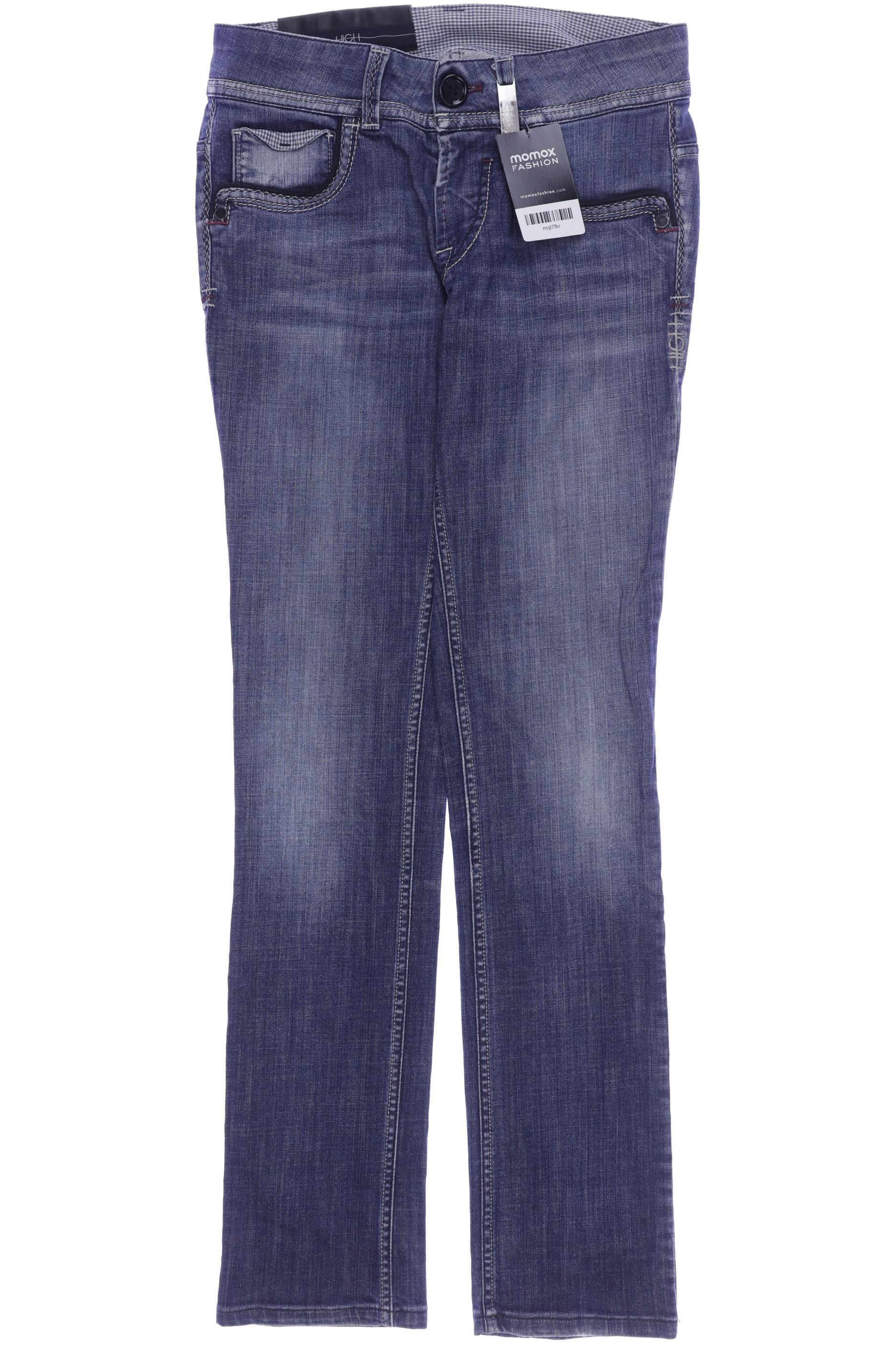 High Damen Jeans, blau, Gr. 34 von High