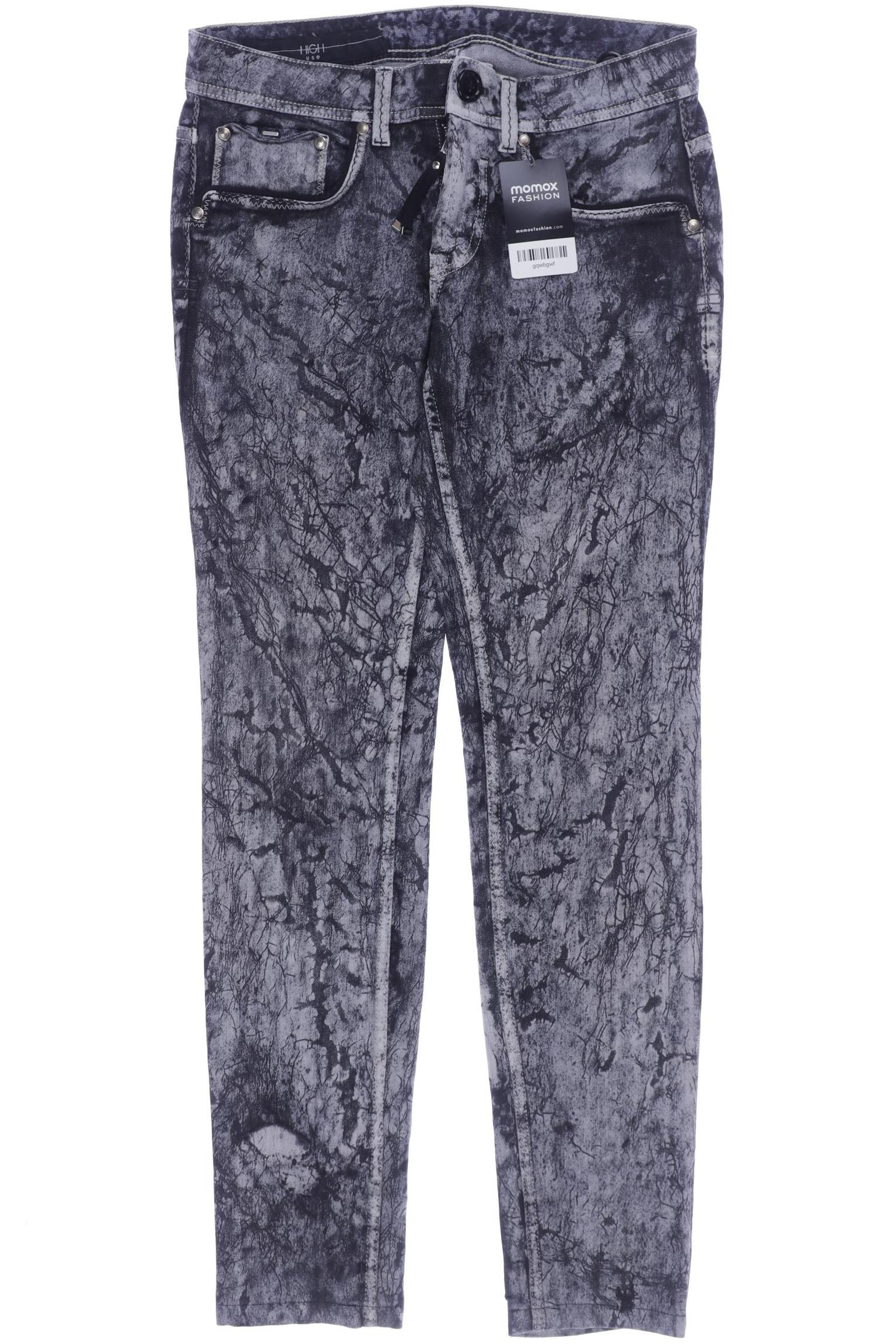 High Damen Jeans, grau von High