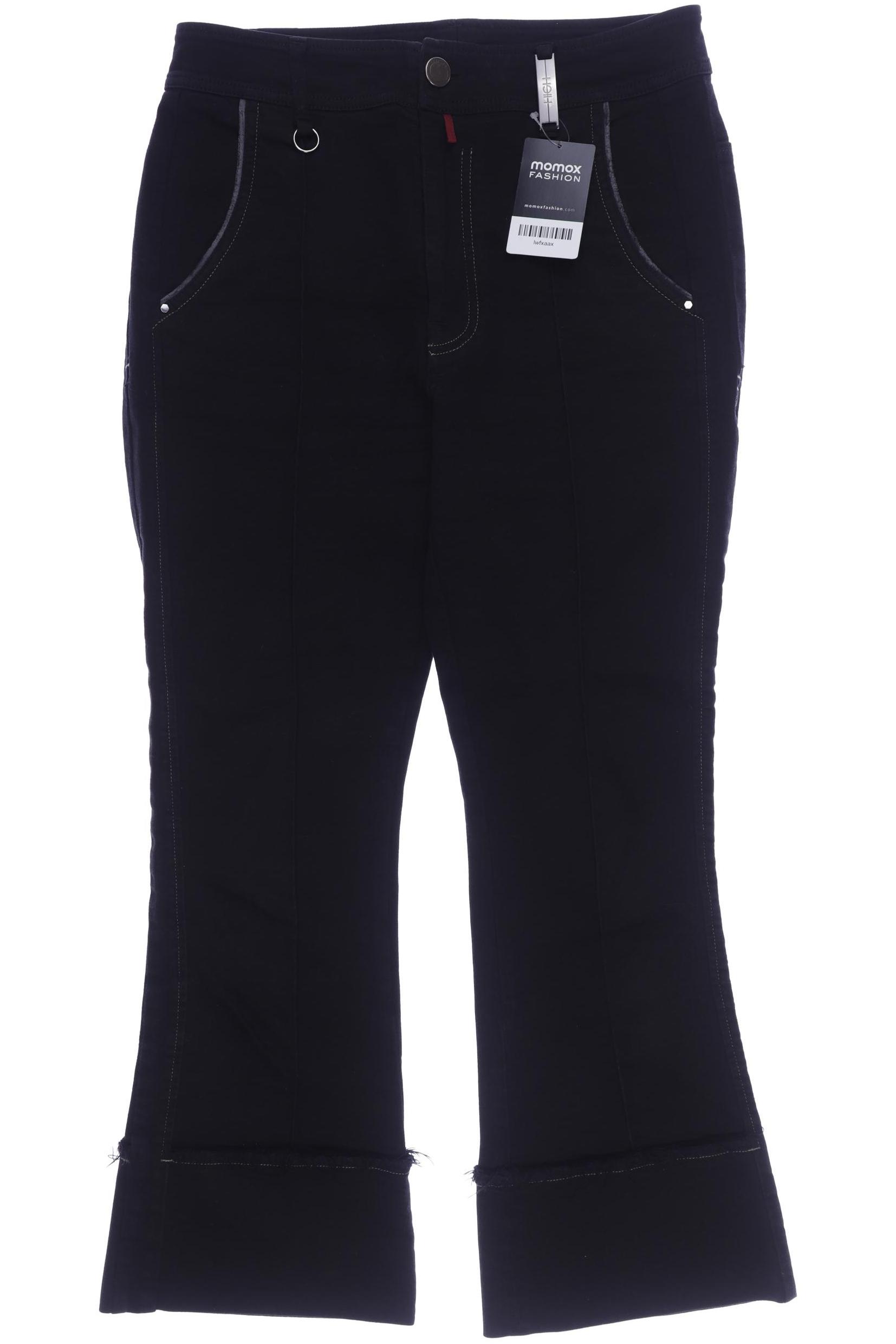 High Damen Jeans, schwarz von High