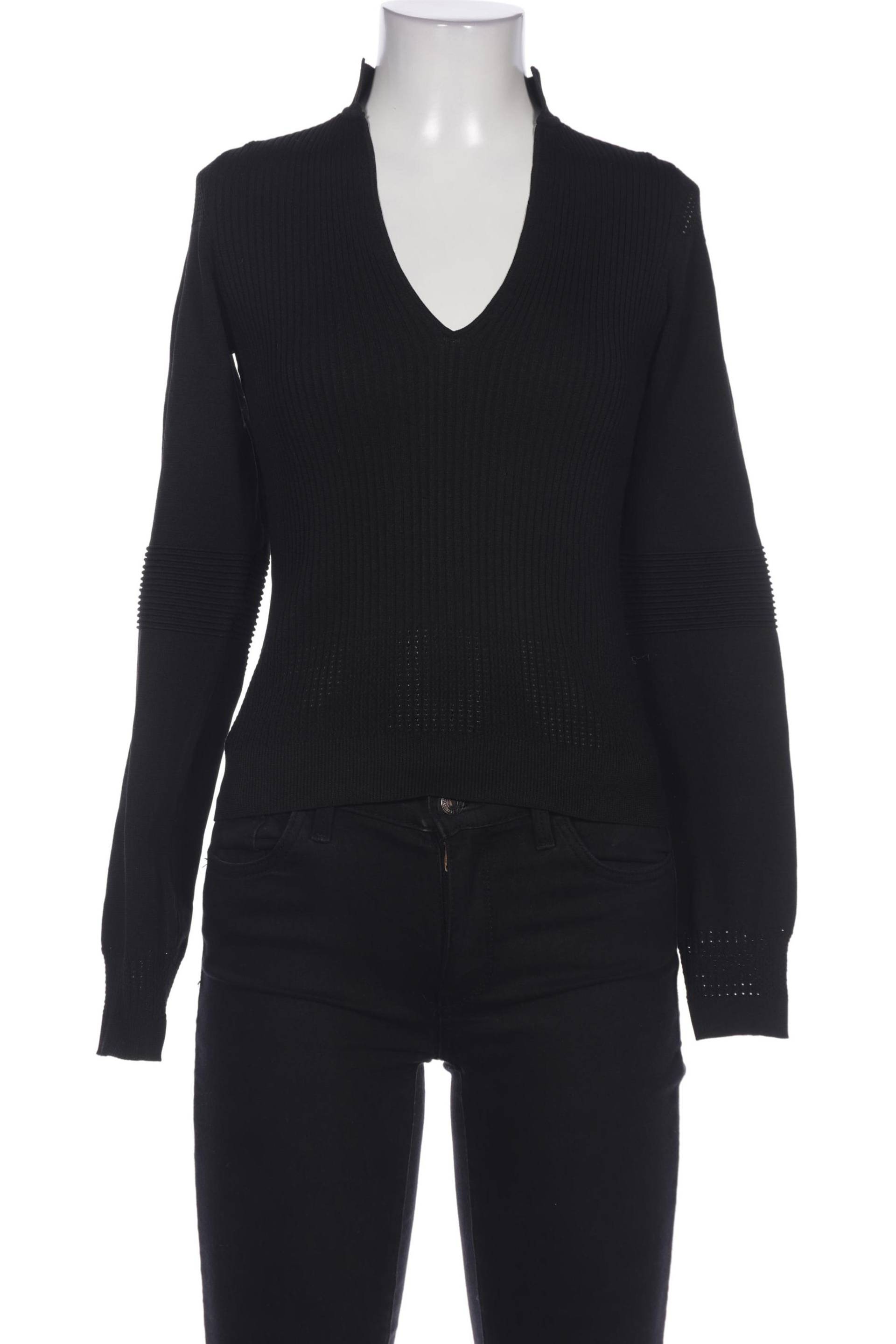 High Damen Pullover, schwarz, Gr. 36 von High