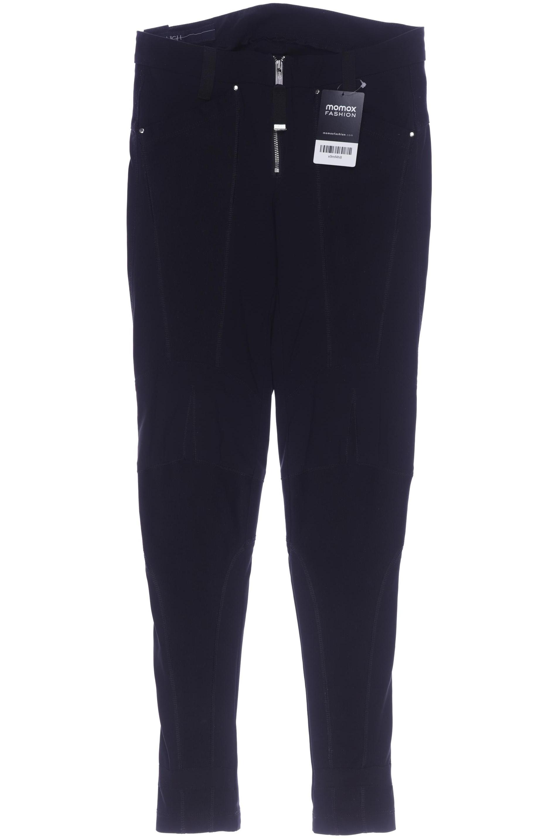 High Damen Stoffhose, schwarz von High