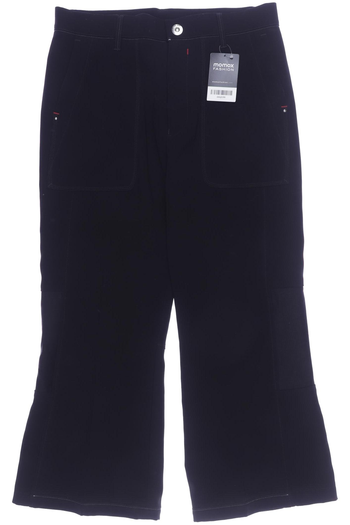 High Damen Stoffhose, schwarz von High