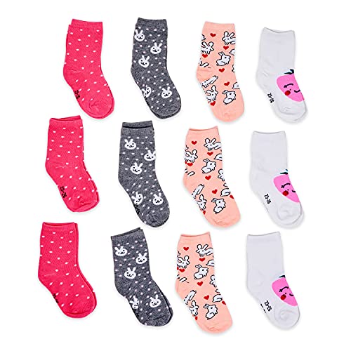 Sleques PREMIUM Socken 12er Pack Hochwertige Kinder Socken Mädchenstrümpfe Einzigartige Muster Farbenvielfalt A.S-100 Gr. 23-26 von Sleques