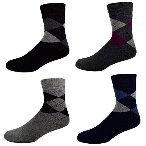 HighClassStyle 6 Paar Männer Thermo Socken Warme Herren Strümpfe 85% Baumwolle Gr. 39-46 A.903 (43-46) von HighClassStyle