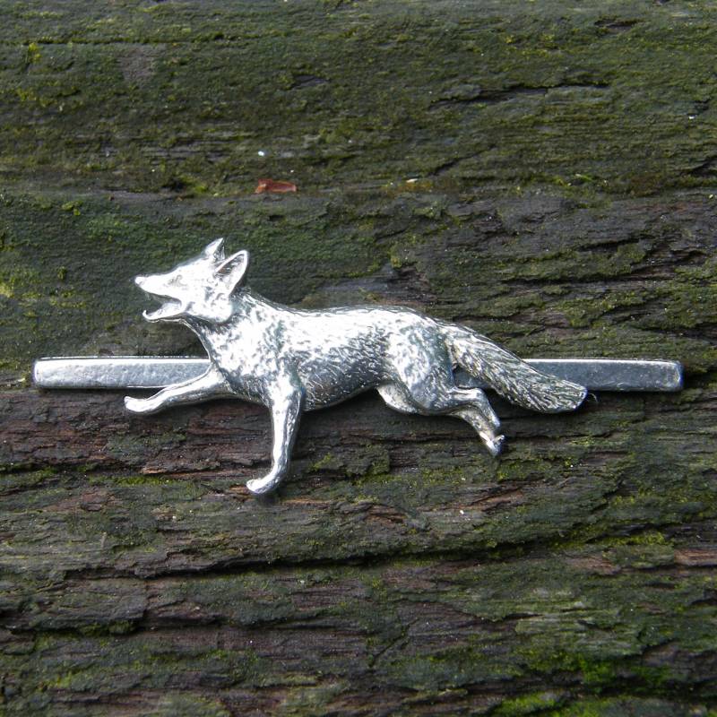 Fox Krawattenklemme - Französisch Made in Tin von HighCountryPewter
