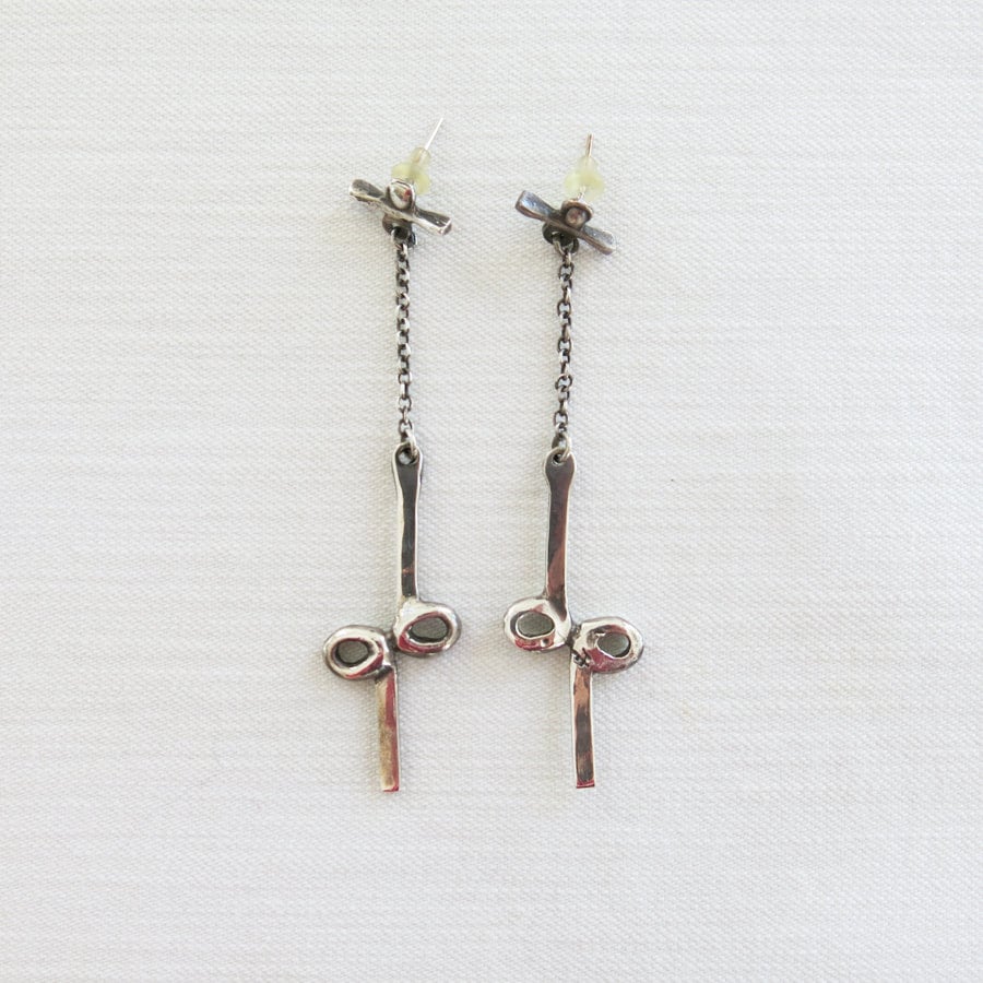 Doppelnotiz Ohrringe von HighNotesCollection