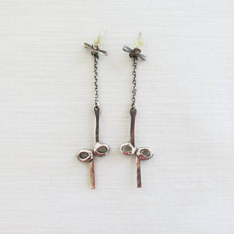 Doppelnotiz Ohrringe von HighNotesCollection