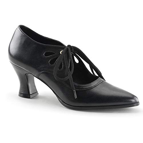 Funtasma Renaissance-Pumps Victorian-03 Mattschwarz Gr.41,5 von Higher Heels