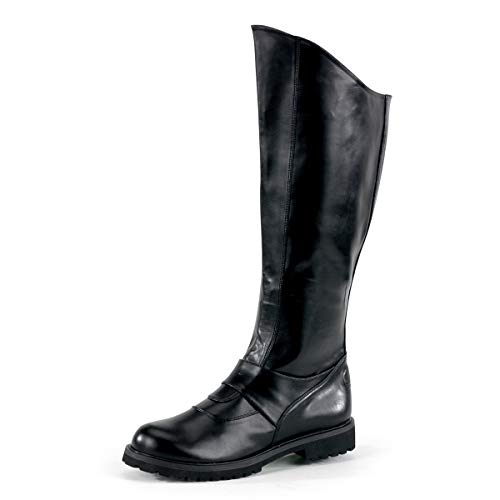 Higher Heels Funtasma Superhelden-Stiefel Gotham-100 Mattschwarz Gr. 45 von Higher Heels