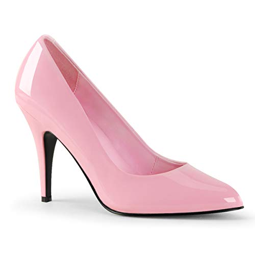 Higher-Heels PleaserUSA Damen Pumps Vanity-420 Lack babypink Gr.47 von Higher-Heels