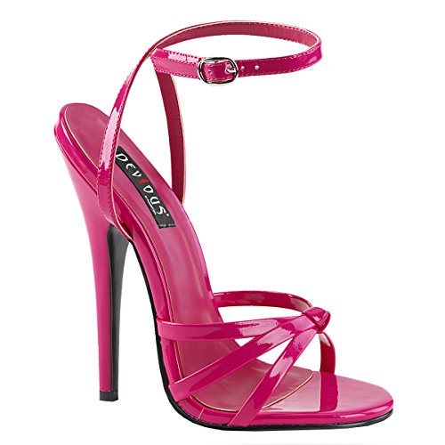 Higher Heels PleaserUSA Damen Sandaletten Domina-108 Lack hot pink Gr. 40 von Higher Heels