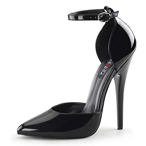 Higher-Heels PleaserUSA Pumps Domina-402 Lack schwarz Gr. 42 von Higher-Heels