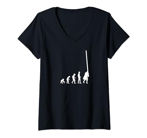 Damen Highland Games Evolution T-Shirt mit V-Ausschnitt von Highland Games Merchandise