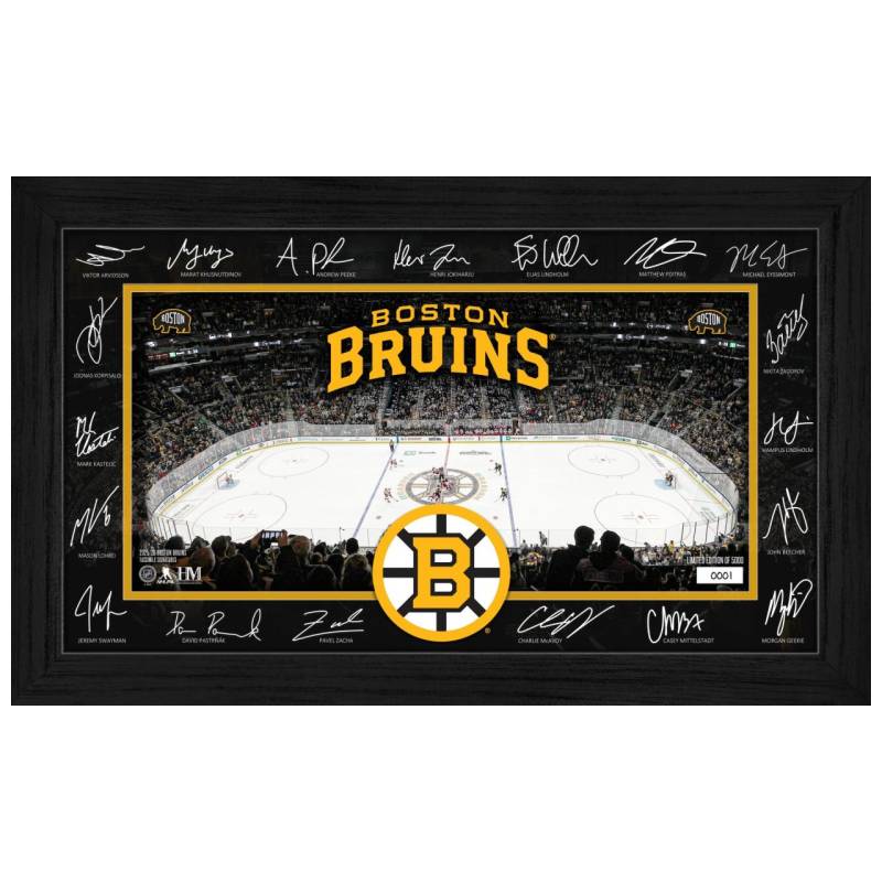 Boston Bruins 2025 NHL Signature Rink Bild von Highland Mint