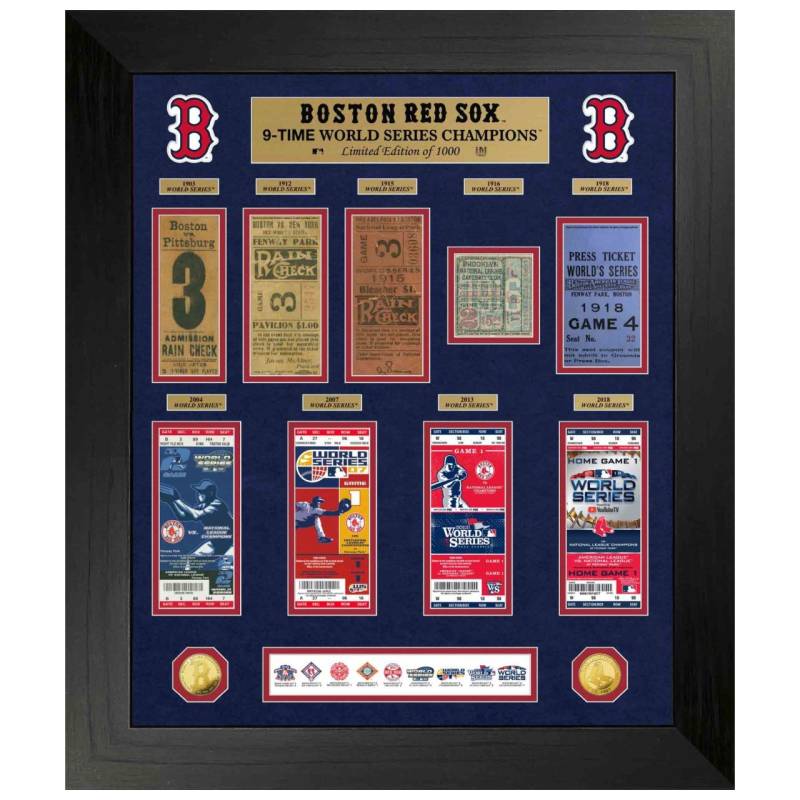 Boston Red Sox 9x World Series Champions Deluxe Coin Bild von Highland Mint