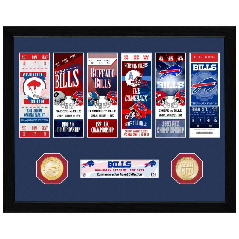 Buffalo Bills Farewell Highmark Ticket Coin Bild von Highland Mint