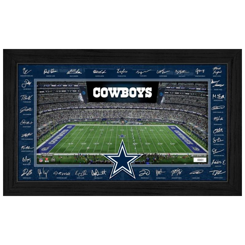 Dallas Cowboys 2025 NFL Signature Gridiron Bild von Highland Mint