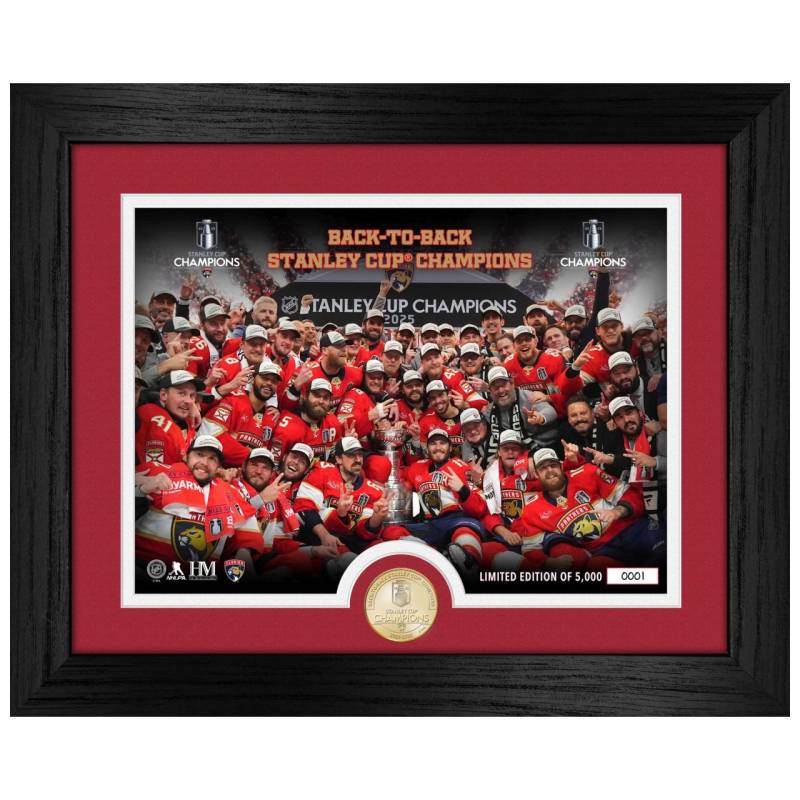 Florida Panthers 2025 NHL Stanley Cup Champions Celebration von Highland Mint