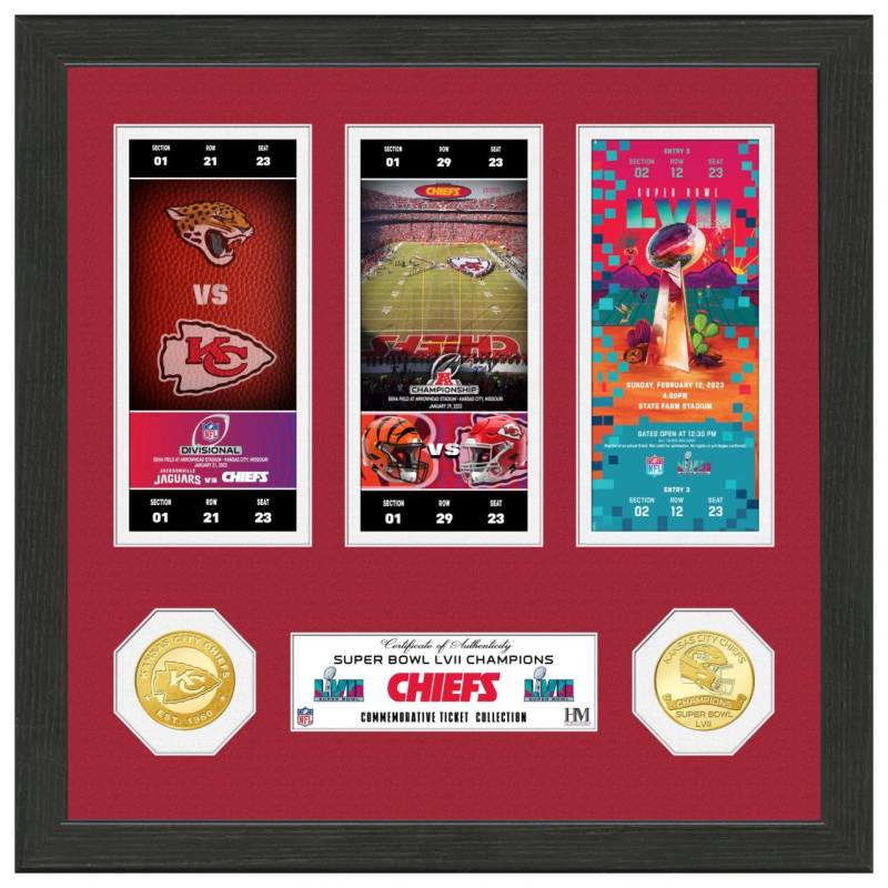 Kansas City Chiefs Road to Super Bowl Championship Ticket Kansas City Chiefs Road to Super Bowl Championship Ticket von Highland Mint