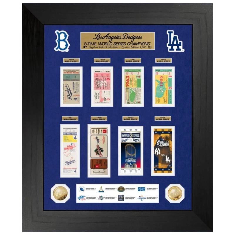 Los Angeles Dodgers World Series Tickets Deluxe Coin Bild von Highland Mint