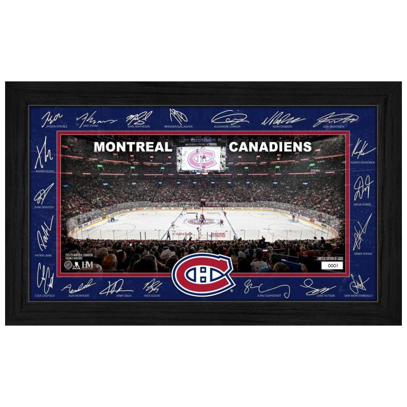 Montreal Canadiens 2025 NHL Signature Rink Bild von Highland Mint