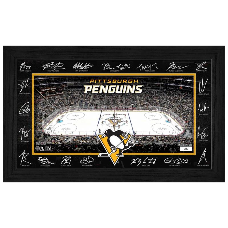 Pittsburgh Penguins 2025 NHL Signature Rink Bild von Highland Mint