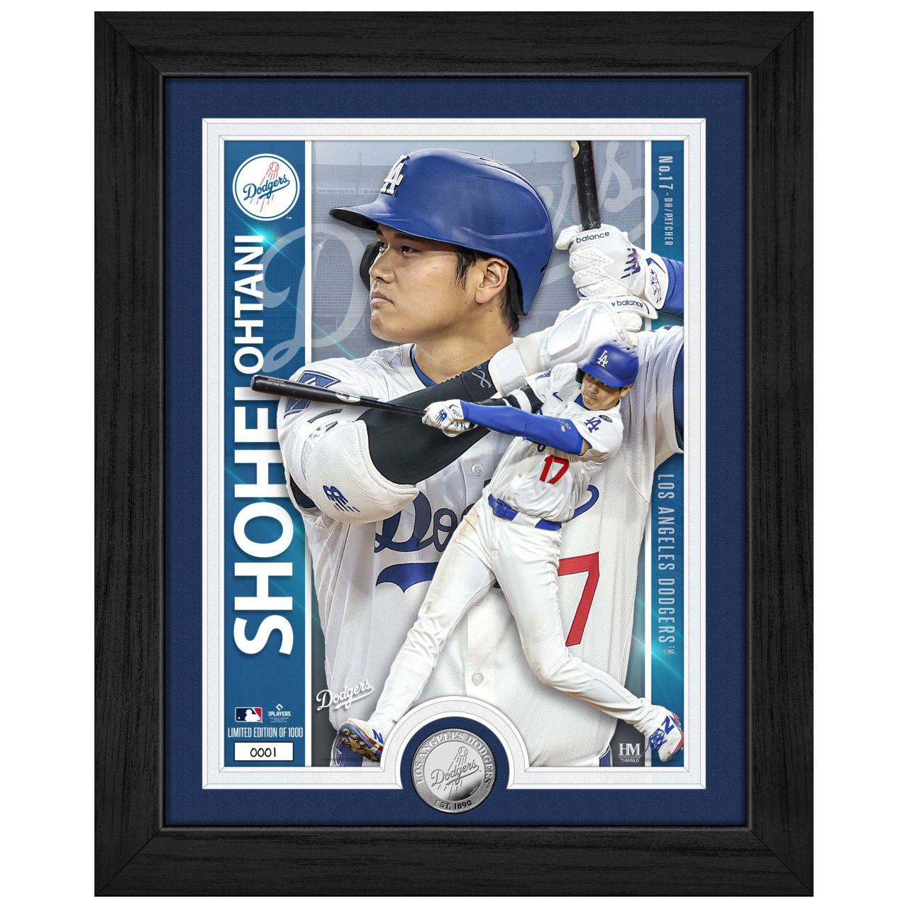 Shohei Ohtani Los Angeles Dodgers Artist Coin Bild von Highland Mint