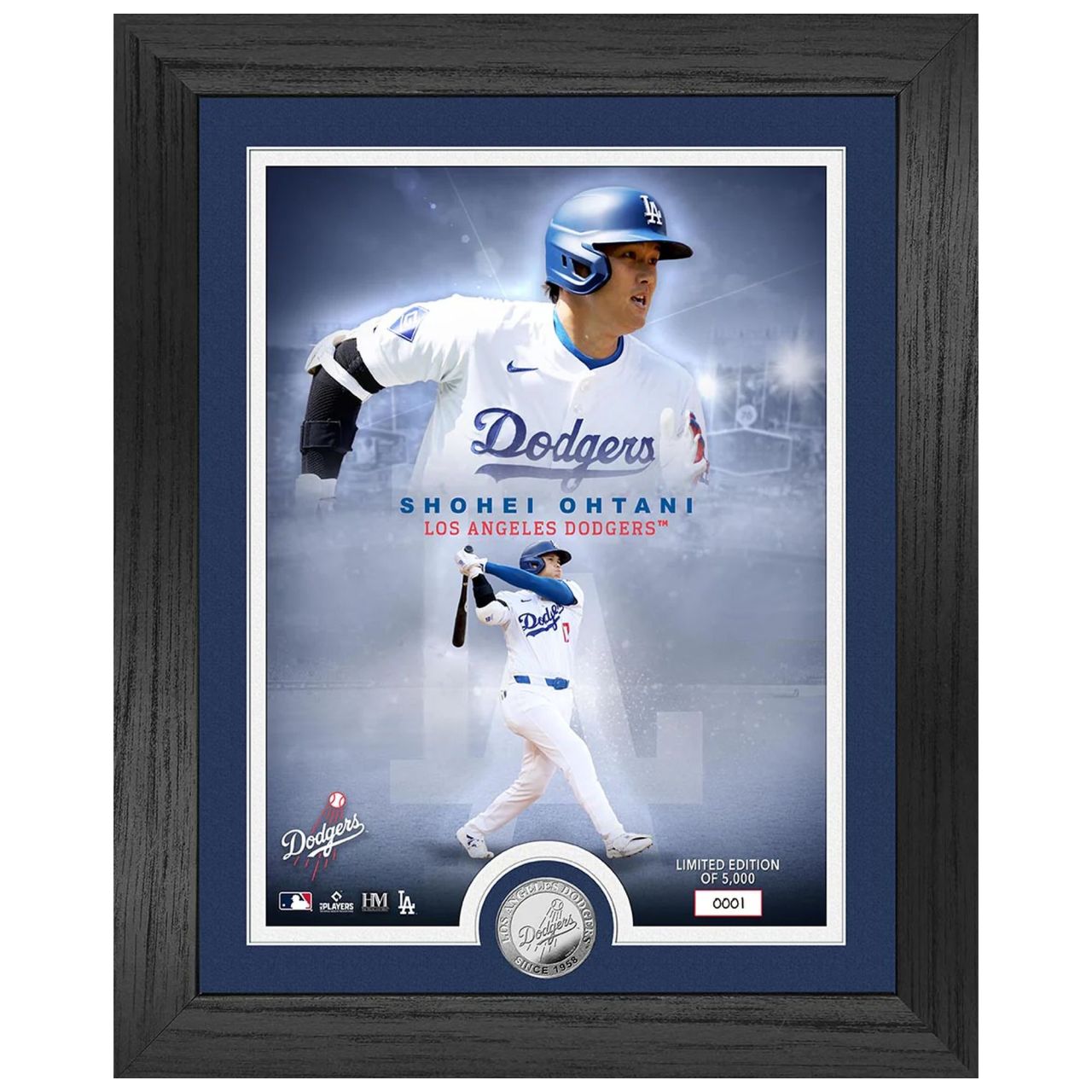 Shohei Ohtani Los Angeles Dodgers Legends Coin Bild von Highland Mint