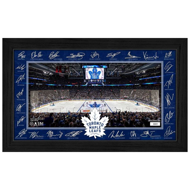 Toronto Maple Leafs 2025 NHL Signature Rink Bild von Highland Mint