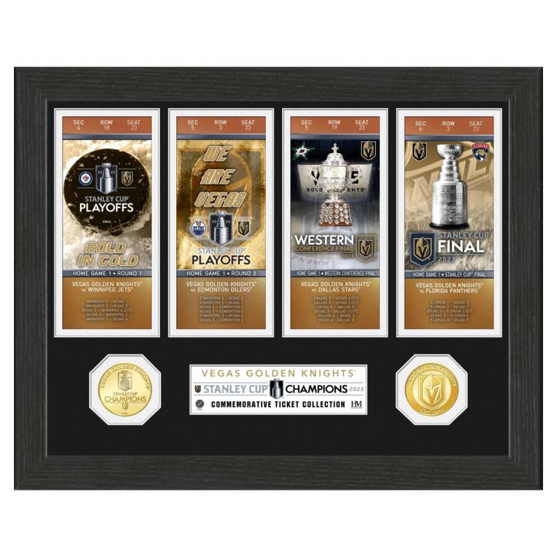 Vegas Golden Knights 2023 NHL Stanley Cup Champions Ticket Vegas Golden Knights 2023 NHL Stanley Cup Champions Ticket von Highland Mint