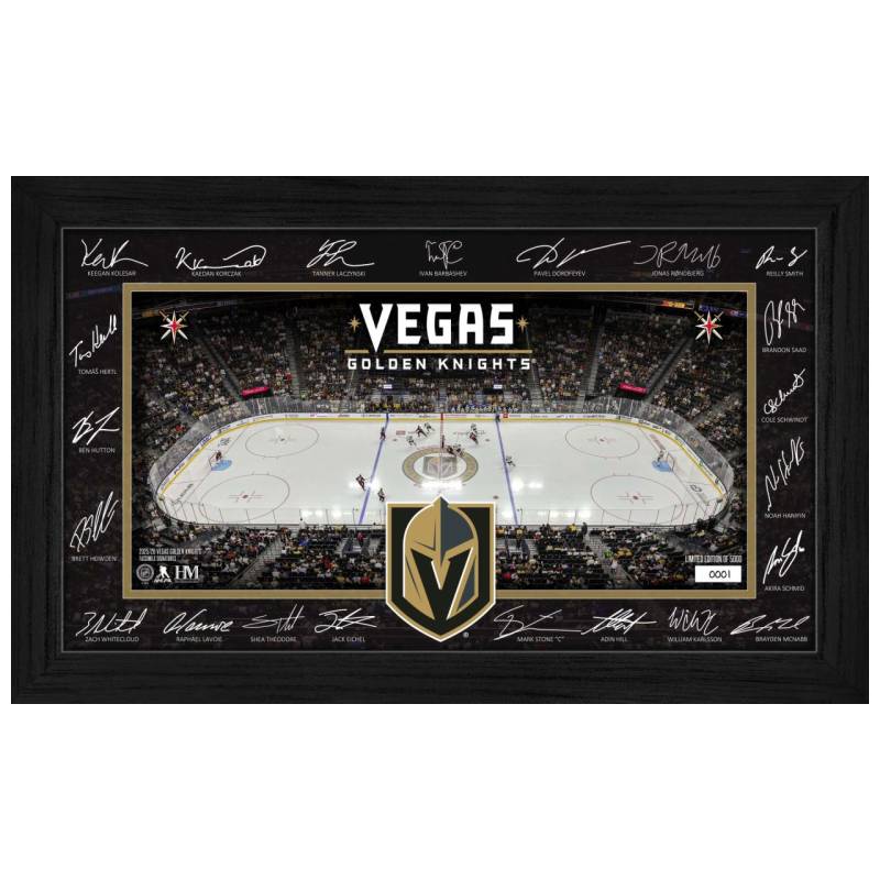 Vegas Golden Knights 2025 NHL Signature Rink Bild von Highland Mint