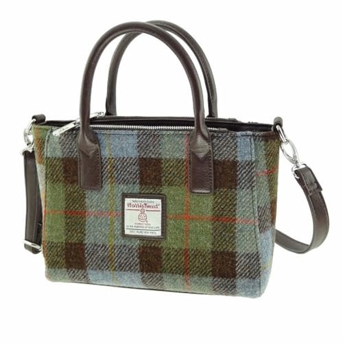 Authentisch Harris Tweed Kleine Damen Tragetasche Gunn Tartan LB1228 COL15 von Glen Appin