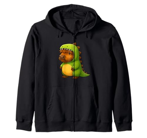 Highland Cow Dinosaurier Kostüm Trex Tierliebhaber Jungen Mädchen Kapuzenjacke Highland Cow Dinosaurier Kostüm Trex Tierliebhaber Jungen Mädchen Kapuzenjacke von HighlandCowAxis1