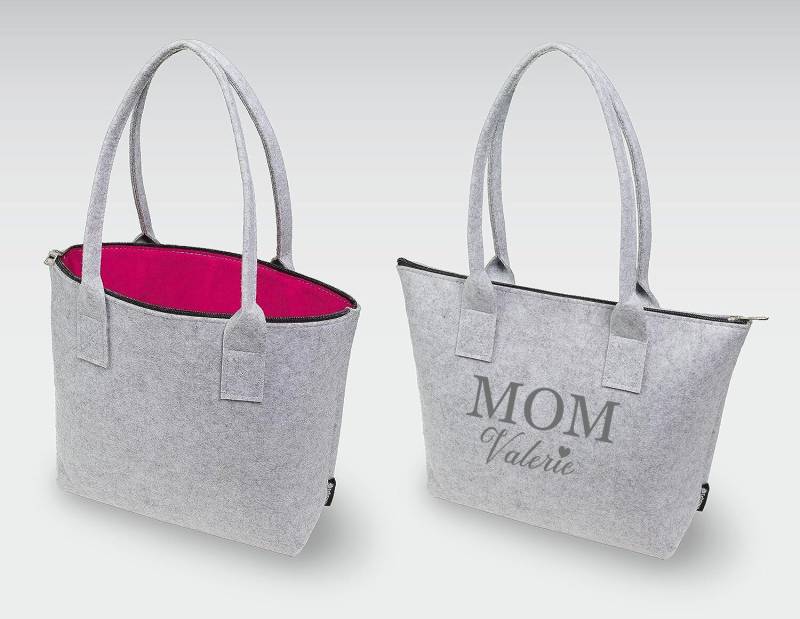 Filz Shopper Mit Individueller Lasergravur von HighlightMediaDE