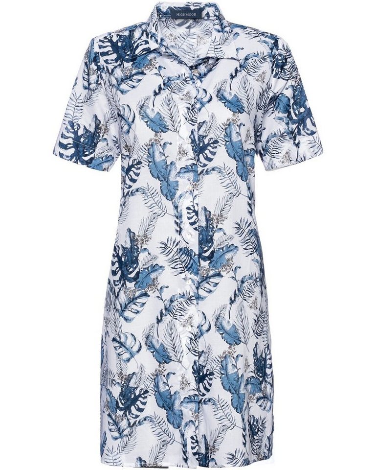 Highmoor Hemdblusenkleid Kleid mit Blätterdruck von Highmoor
