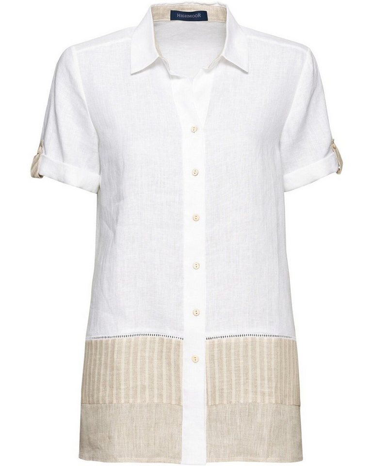 Highmoor Kurzarmbluse Leinenbluse von Highmoor