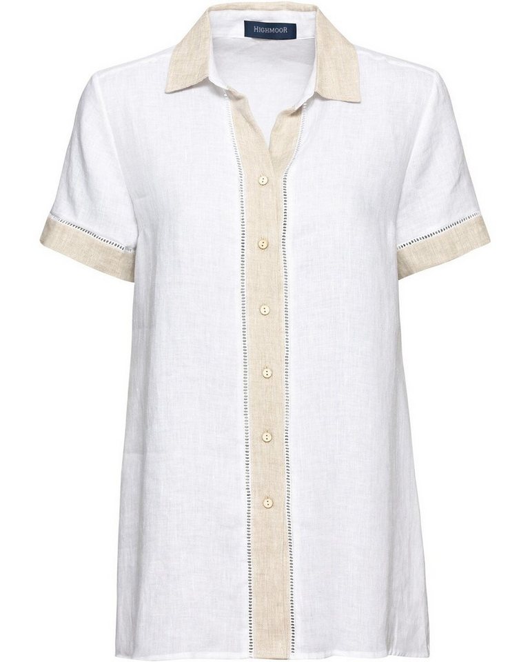 Highmoor Kurzarmbluse Leinenbluse von Highmoor