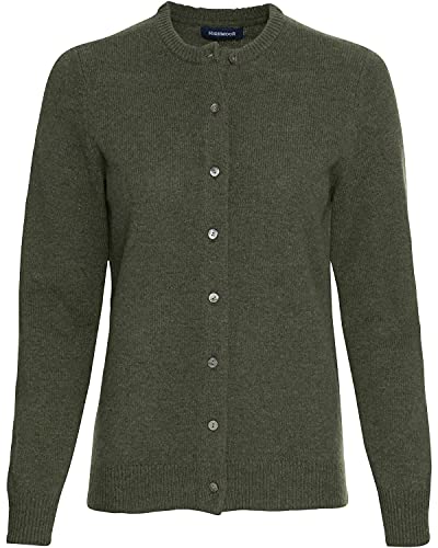 Highmoor Lambswool Cardigan Moos 42 von Highmoor