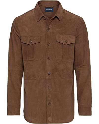 Highmoor Lederhemd Braun 52 von Highmoor