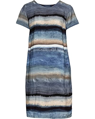 Highmoor Streifen-Kleid Aquarell Blau 38 von Highmoor