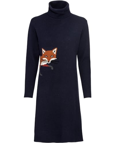 Highmoor Strickkleid mit Fuchs Dunkelblau 38 von Highmoor