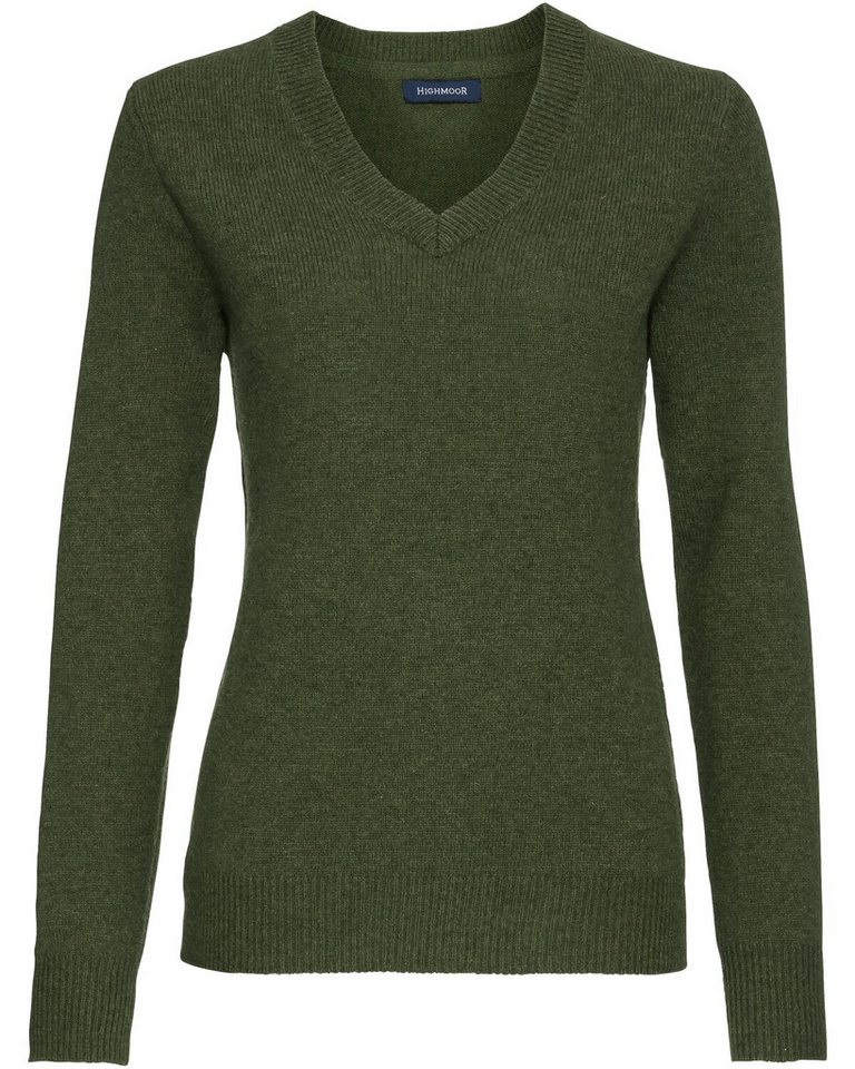 Highmoor Strickpullover V-Pullover aus Lambswool von Highmoor