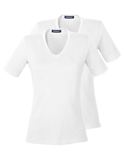 Highmoor T-Shirt, 2er-Pack Weiß 40 Highmoor T-Shirt, 2er-Pack Weiß 40 von Highmoor